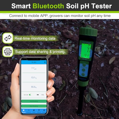 Digital Soil pH Moisture Tester,Plant pH Meter and Moisture Tester Combo