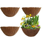 4PCS Coco Liner for Hanging Basket 18 Inch Round 100% Natural Planter Liner Replacement - color: 4pcs, size: 18inch