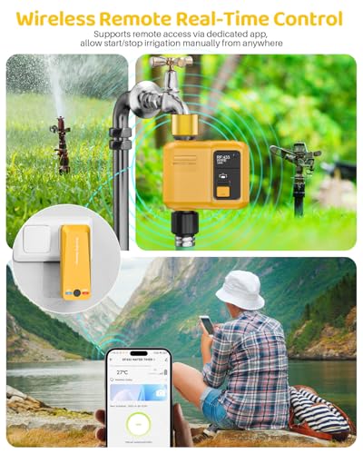 WiFi Water Timer 1 Zone for Garden Hose, 2-Pack - size: 2 Pcs