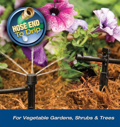 Rain Bird SWDMSPKIT Drip Spot Watering Kit - size: 18-Piece Kit, style: Spot Watering Kit: Bubblers/Emitters