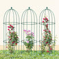 3 Pack Metal Plant Cage Support, 31.5" H Peony Support - size: 31.5"H x 15.7"W