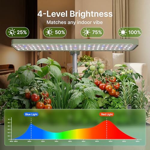 SUNCOZE Hydroponics Growing System, Compact 12 Pods Indoor Garden, Green - color: Green