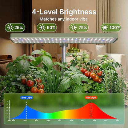 SUNCOZE Hydroponics Growing System, Compact 12 Pods Indoor Garden, Green - color: Green
