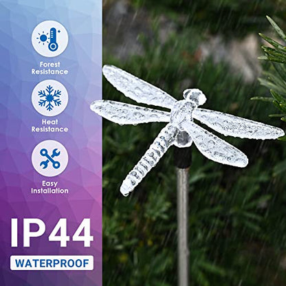 SOLPEX Solar Garden Lights Decor Butterfly Path Lights Outdoor Decorations