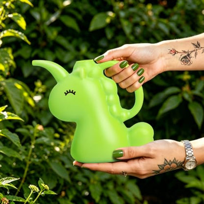 XXXFLOWER Small Watering Can for Indoor Plants 1/4 Gallon 1L Green - size: Green