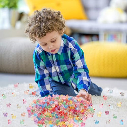 240 Pcs Glitter Mini Resin Ducks, Tiny Small Plastic Ducks Figures to Hide - style: Glitter Ducks