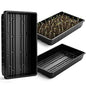 Mr. Pen- Seed Starter Trays, 5 Pack, 17"x10"x2.4" - color: Black, size: 5 Pack
