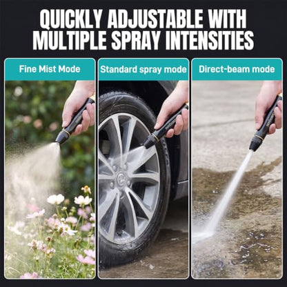 High Pressure Power Washer Nozzle with 3/4" GHT Garden Hose Connector