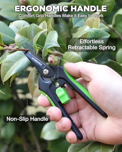 WORKPRO 6-Inch Garden Pruning Shears