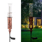Rain Gauge Outdoor, Solar Water Gauge for Rain - color: Copper