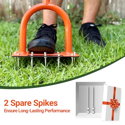 39in Lawn Aerator Manual Yard Grass Aerator Aeration Tool