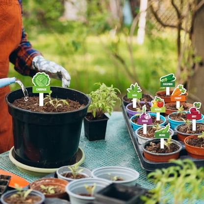 60pcs Vegetable Plant Label Signs Waterproof Fruit Plant Tag