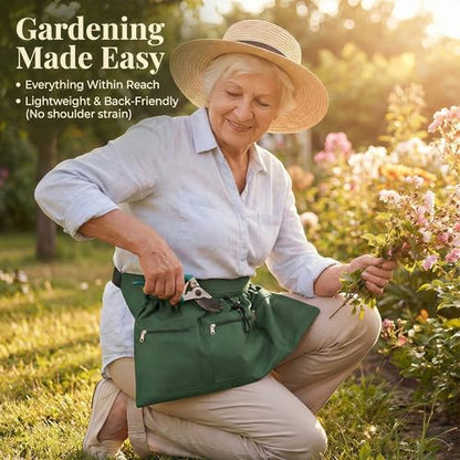 Garden Apron Tool Belt, Waist Organizer Set
