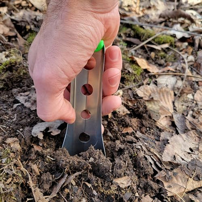 Ultralight Backpacking Trowel, 0.48 oz (13.5g) Neon Green - color: Neon Green