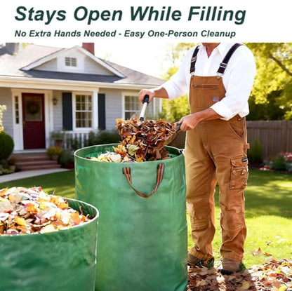 72-Gallon Reusable Yard Waste Bags 4 Pack