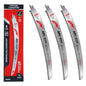 EZARC Arc Edge Reciprocating Saw Blades, 12-Inch 6TPI for Pruning, 3-Pack - size: 12 Inch