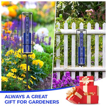 Upgraded Rain Gauge Outdoor, Really Freeze Proof, Easy Reading