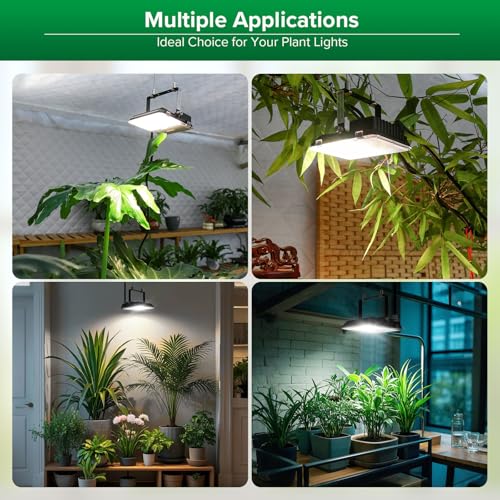 SANSI Dimmable 45W Full Spectrum LED Grow Light 3000K 5000K 660nm 730nm
