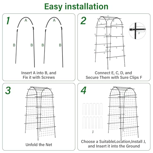Garden Arch Trellis for Climbing Plants
