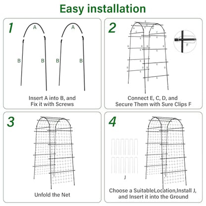 Garden Arch Trellis for Climbing Plants