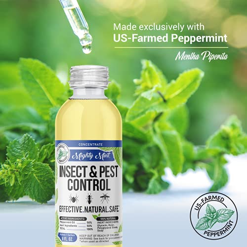 Mighty Mint Peppermint Oil Insect Repellent Concentrate, 8 oz - size: 8 Fl Oz (Pack of 1)