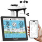 Raddy WF-120P Wi-Fi Weather Station with App, 10 Inch HTN Display