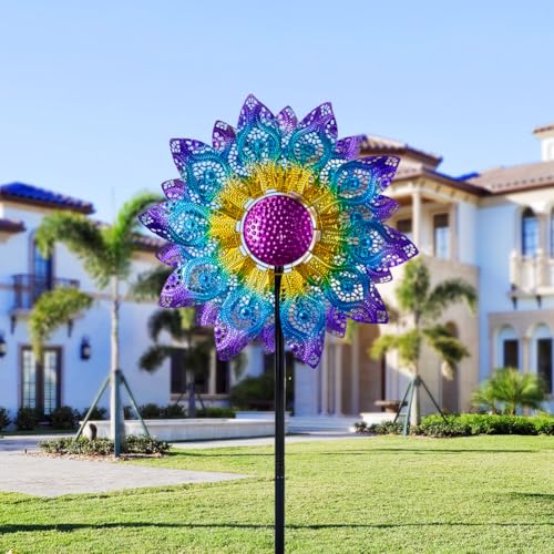 Large Wind Spinners Outdoor 82.8 Inch,Wind Spinner for Yard & Garden