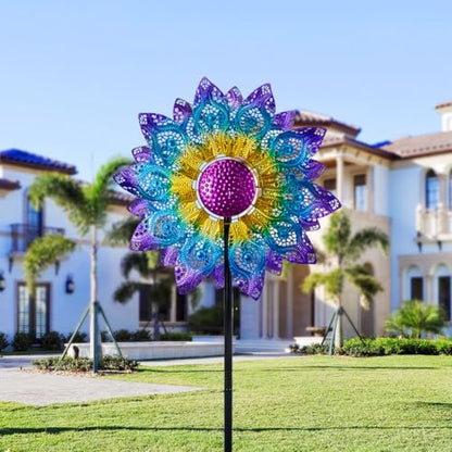 Large Wind Spinners Outdoor 82.8 Inch,Wind Spinner for Yard & Garden