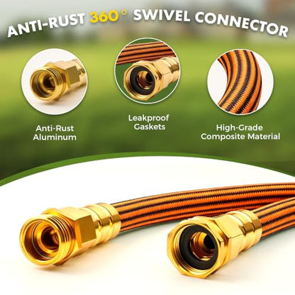 Garden Hose 25FT, Lightweight Flexible Water Hose
