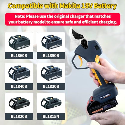 40mm Cordless Pruning Shears Tool Only, Compatible with Makita - style: PR-E40-Body