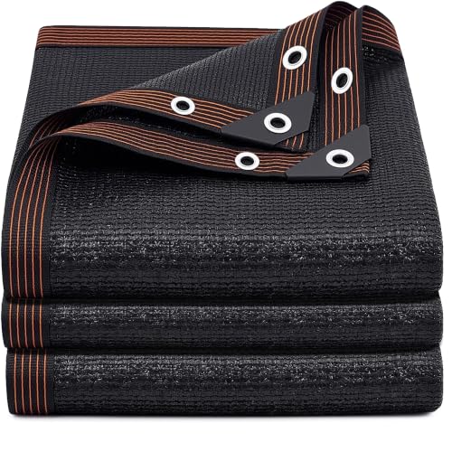Shade Cloth 90% 3x6ft, Tear Resistant Sun Shade Net with Grommets - size: 90%-3X6ft (0.9x1.8m)