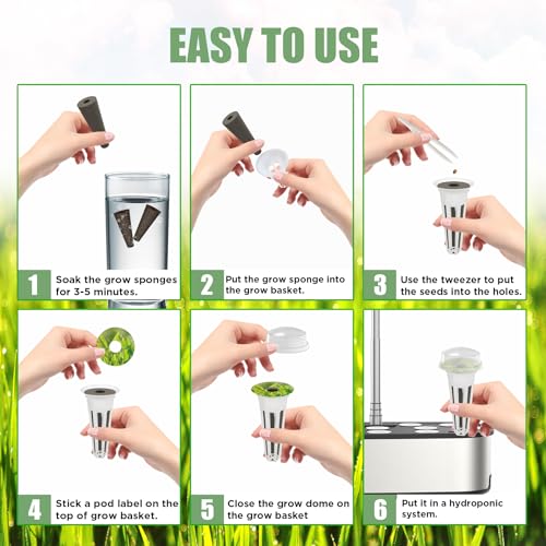 115Pcs Hydroponic Pods Supplies for Aerogarden Pods - size: 115 pcs