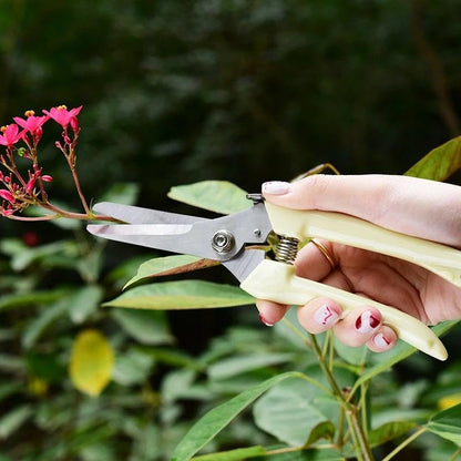 1PC Bypass Pruning Shears, Garden Plant Scissors for Flowers, Branches, Fruits and Gardening, Heavy Duty Trimming Tool - size: Bypass Blade