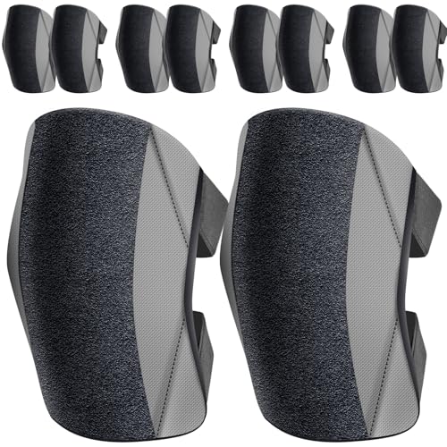 5 Pack Garden Knee Pads for Adults, Foam Padding Kneepads for Work, Gray - color: Gray
