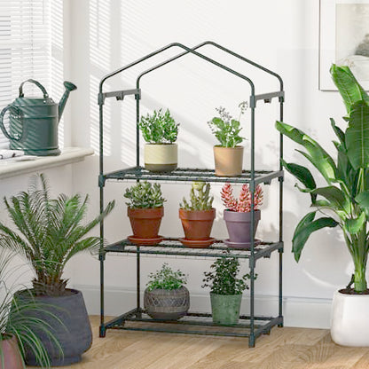 3-Tier Mini Greenhouse for Indoor Outdoor - style: 3-Tier