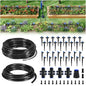 HIRALIY 200FT Drip Irrigation Kit for Garden Watering