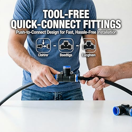 Drip Irrigation System,Automatic Garden Watering System Sprinklers for Yard