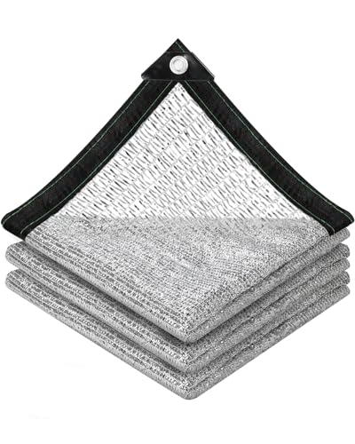 vensovo 30% Reflective Aluminet Shade Cloth with Grommets, 4 x 6 ft - color: 30%, size: 4x6FT