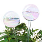 Tomorotec 2Pcs Rainbow Glass Plant Watering Globes, Self Watering Spikes - color: Iridescent 2-Pack