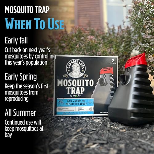 Grandpa Gus's Mosquito Trap and Outdoor Bug Killer for Outdoors, 2 Pack