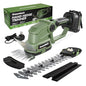 21V Mini Cordless Hedge Trimmer with Battery, Charger and 4.5"/8.5" Blades