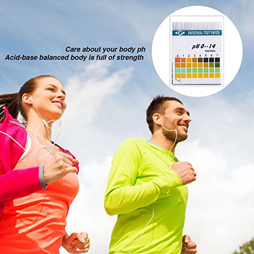 Hicarer 400 Strips Plastic pH Test Strips, Universal pH 0-14