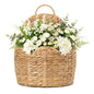 Hanging Door Basket,Scalloped Wall Baskets for Front Door- L - size: Large