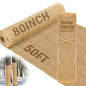 Buryeah 1 Pack 80 Inch X 50 ft Burlap Fabrics Roll Natural Jute Garden - size: 80 Inch x 50 ft