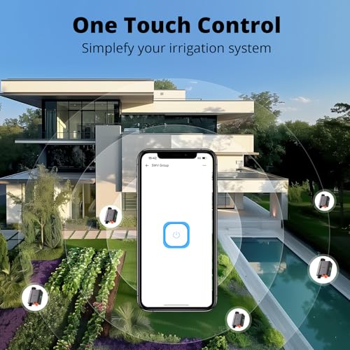 SONOFF Zigbee Sprinkler Timer, Gateway Required, Smart Controller Voice Control with Alexa and Google Home, Automate Irrigation for Garden, Lawn, Pool, Outdoor Watering, SWV-NH, Black