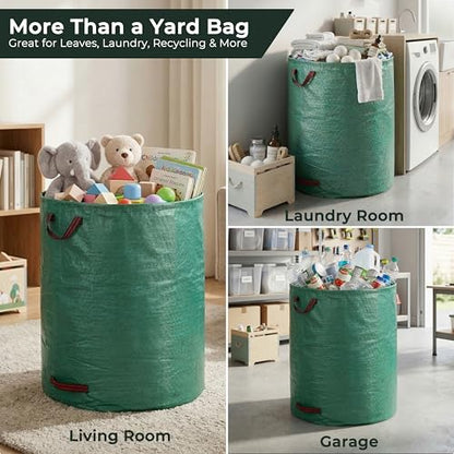 72 Gallon Garden Waste Bags 5 Pack Heavy Duty - size: 5 Count (Pack of 1)