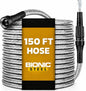 BIONIC STEEL 150 Ft Metal Garden Hose with Sprayer Nozzle - size: 150'