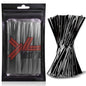 4 Inches Twist Ties for Bags,800pcs Bread Ties for Plastic Bags,Black Twist Ties,Twisty Ties for Candy Bags, Coffee Bags, Snacks, Cake Pops, Party Supplies - color: Black
