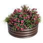 4×4×2ft Round Galvanized Raised Garden Bed – Metal Planter Box Kit with Rust & Corrosion Protection, Safe Rubber Edge, Open Bottom Design – Easy Assembly for Vegetables, Flowers, Fruits
