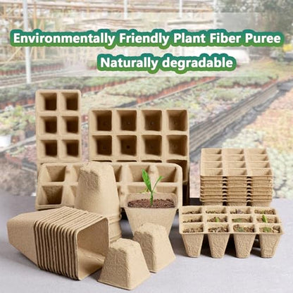 360 Cells Seed Starter Tray, 30 Pack Plant Starter Kit - size: 360 Cells, 30 Packs